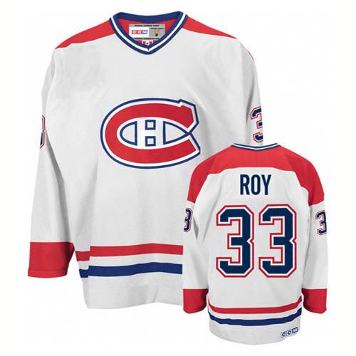 Patrick Roy  33 White Road Montreal Canadiens nhl ice hockey  jerseys