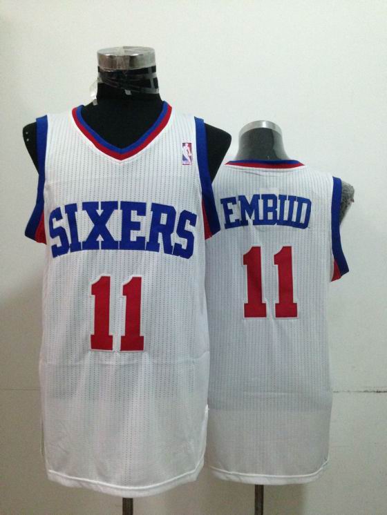 Philadelphia 76ers 11 Joel Embiid white Adidas men nba basketball jerseys