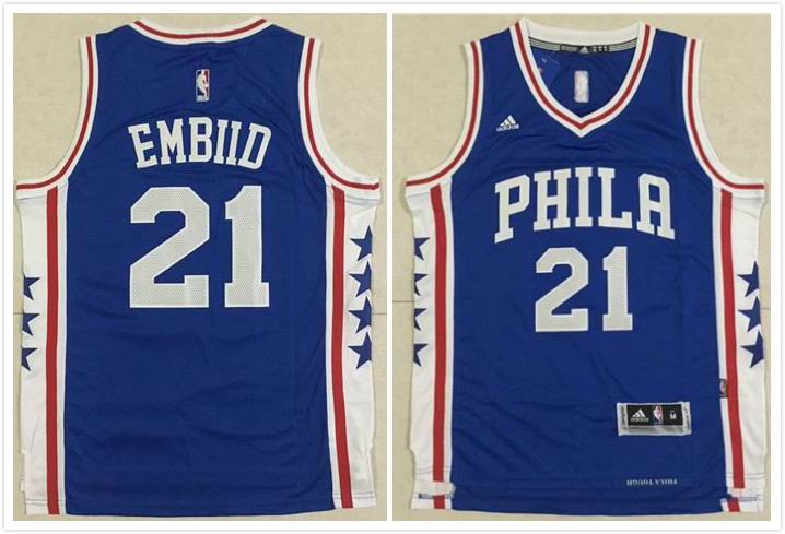 Philadelphia 76ers 21 Joel Embiid white Adidas men nba basketball jerseys