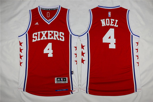 Philadelphia 76ers 4 Nerlens Noel red  Swingman Adidas men nba basketball jerseys