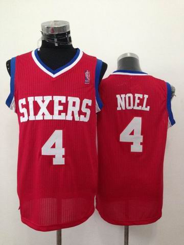 Philadelphia 76ers 4 Nerlens Noel red Adidas men nba basketball jersey