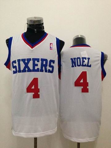 Philadelphia 76ers 4 Nerlens Noel white Adidas men nba basketball jerseys