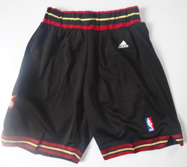 Philadelphia 76ers black blue basketball shorts