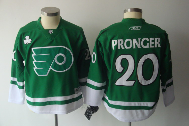 Philadelphia Flyers #20 Pronger green kids NHL Jerseys