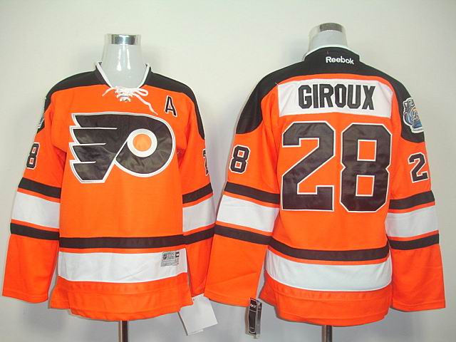 Philadelphia Flyers #28 Claude Giroux Orange NHL kids Jerseys