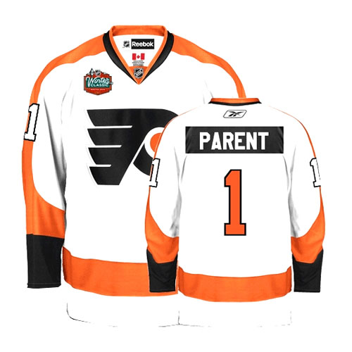 Philadelphia Flyers 1 PARENT white men nhl ice hockey  jerseys