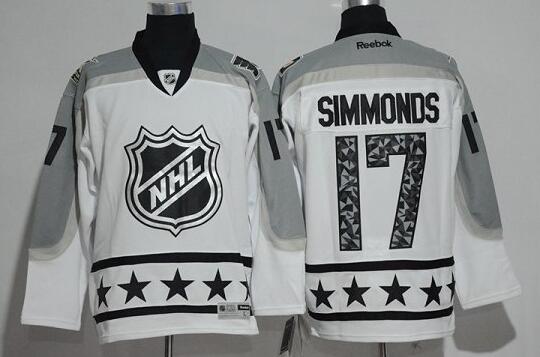 Philadelphia Flyers 17 Wayne Simmonds men 2017 NHL All Star White Jersey