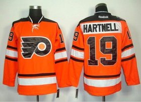 Philadelphia Flyers 19 Scott Hartnell Orange men nhl ice hockey  jerseys