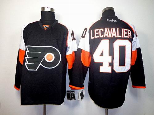 Philadelphia Flyers 40 LECAVALIER black men nhl ice hockey  jerseys