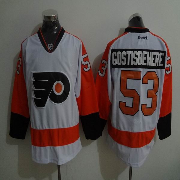 Philadelphia Flyers 53 Shayne Gostisbehere white men nhl ice hockey  jerseys