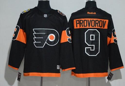 Philadelphia Flyers 9 PROVOROV Stadium Series Black nhl Jersey