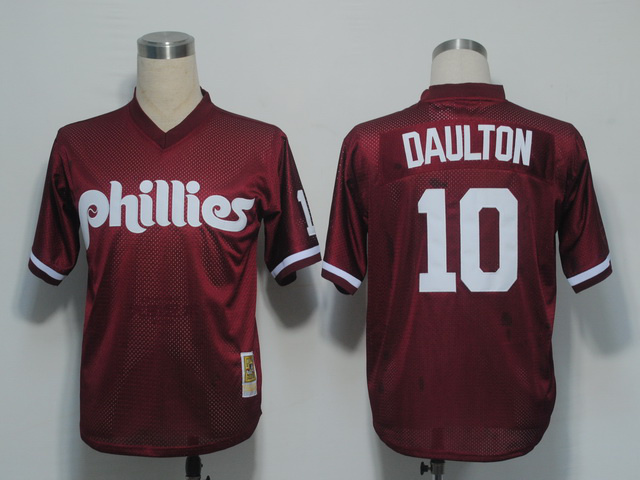 Philadelphia Phillies 10 DAULTON red jerseys