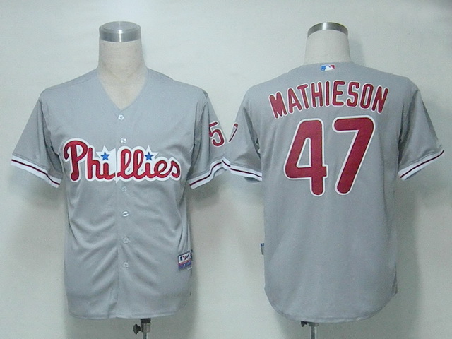 Philadephia Phillies 47 Mathieson Gery men baseball MLB Jerseys