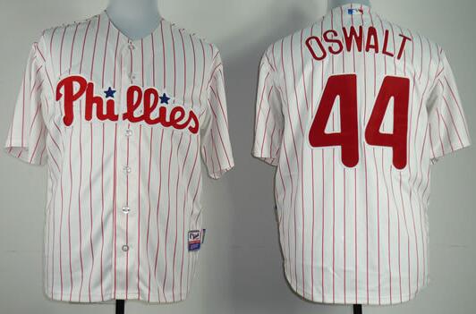 Philadephia Phillis 44 roy oswalt white men baseball mlb jersey