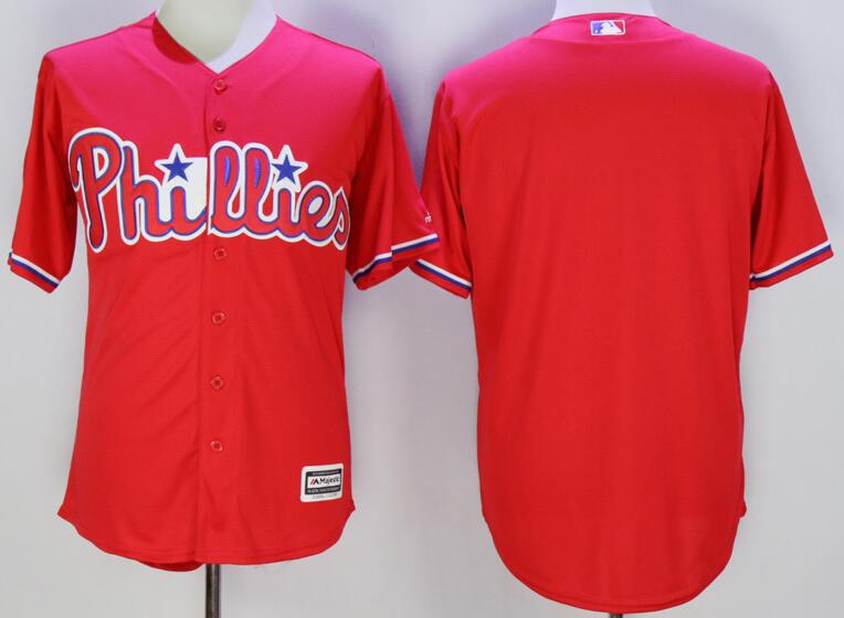 Philadephia Phillis blank red men baseball MLB jerseys