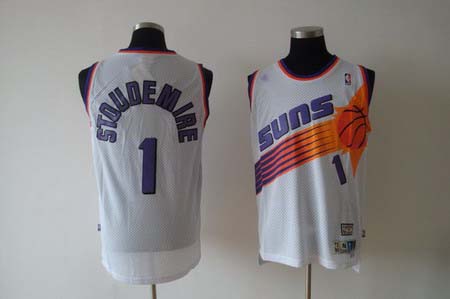 Phoenix Suns 1 Stoudemire white Adidas nba basketball jersey