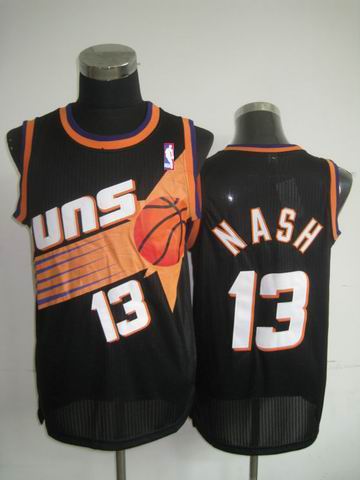 Phoenix Suns 13 Steve NASH black men basketball nba jersey