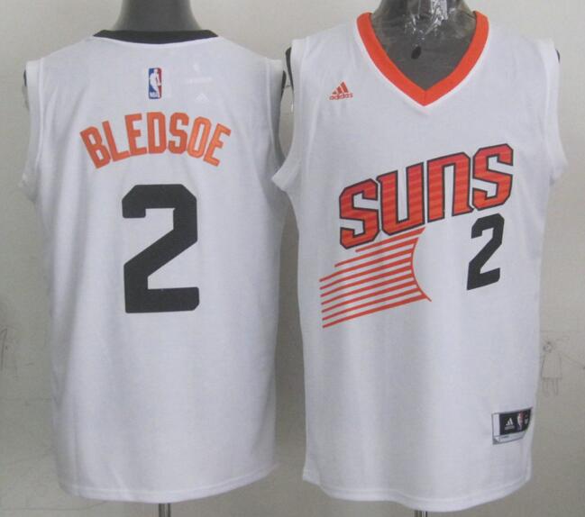 Phoenix Suns 2 Eric Bledsoe white throwback men basketball nba jersey