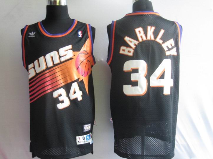 Phoenix Suns 34# BARKLEY black NBA Jerseys