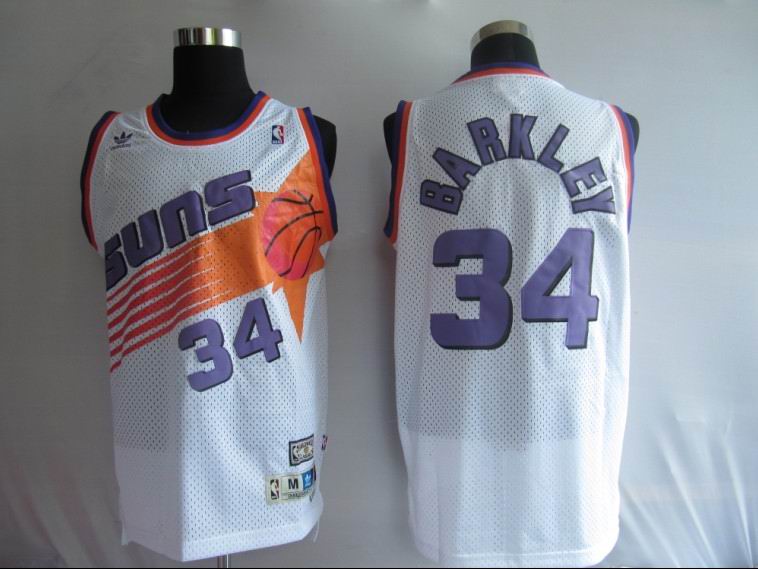 Phoenix Suns 34# BARKLEY white NBA Jerseys