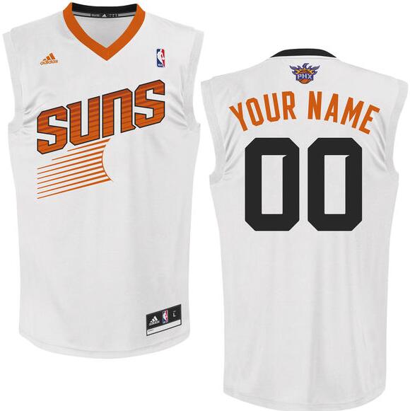 Phoenix Suns nba jerseys Replica White custom any name number