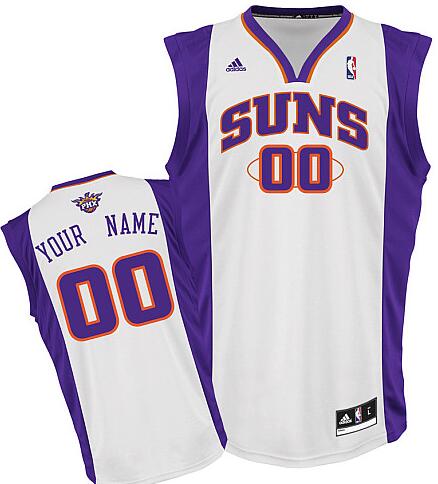 Phoenix Suns white adidas Home Jersey custom any name number