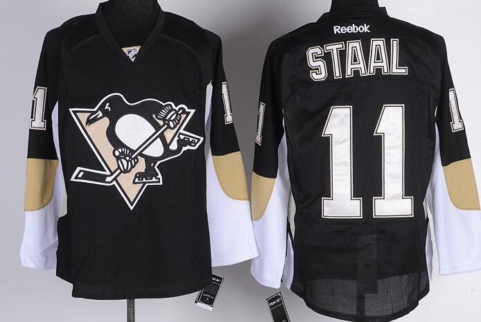 Pittsburgh Penguins 11 J.Staal Black men nhl ice hockey  jerseys