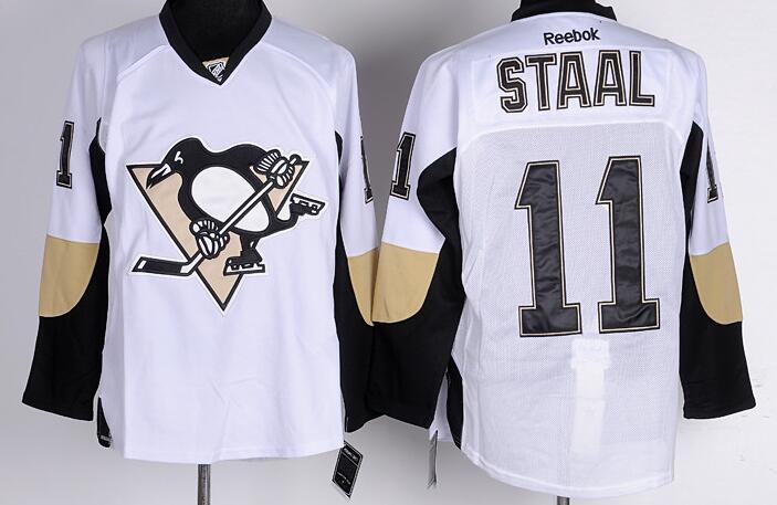 Pittsburgh Penguins 11 J.Staal White men nhl ice hockey  jerseys