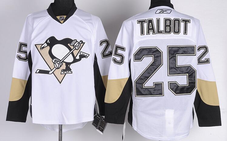 Pittsburgh Penguins 25 Maxime Talbot men nhl ice hockey  jerseys