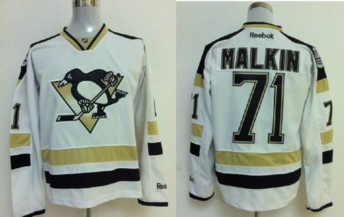 Pittsburgh Penguins 71 E.Malkin White men nhl ice hockey jerseys