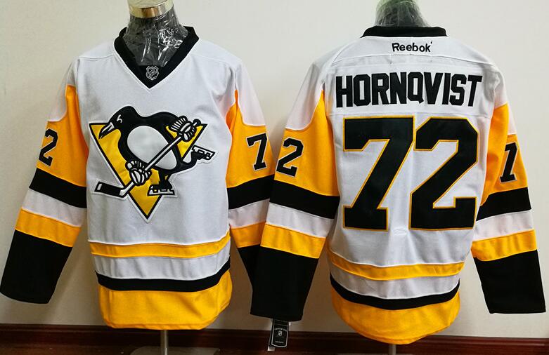 Pittsburgh Penguins 72 Patric Hornqvist white men nhl ice hockey  jersey