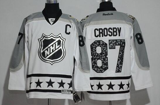 Pittsburgh Penguins 87 S.Crosby 2017 NHL All Star White Jersey