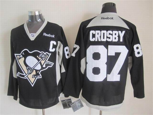 Pittsburgh Penguins 87 Sidney Crosby Black men nhl ice hockey  jerseys new