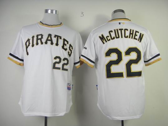 Pittsburgh Pirates 22 Andrew McCutchen White MLB throwback Jerseys