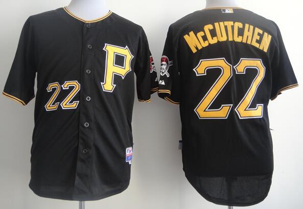 Pittsburgh Pirates 22 Andrew McCutchen black men baseball MLB Jerseys