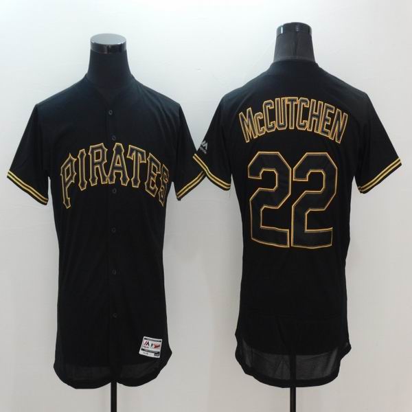 Pittsburgh Pirates 22 Andrew McCutchen black mlb baseball jersey