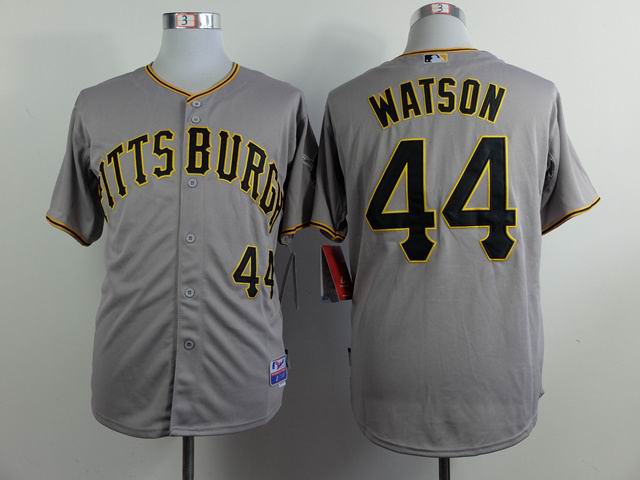 Pittsburgh Pirates 44 Tony Watson Grey men baseball mlb Jersey