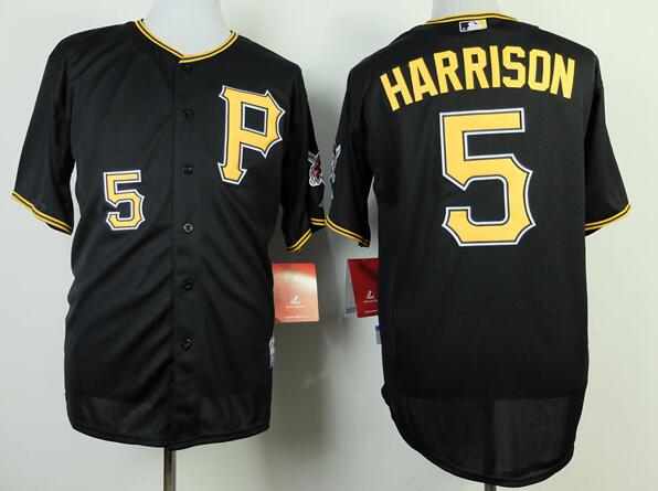 Pittsburgh Pirates 5 Josh Harrison black men mlb baseball jersey