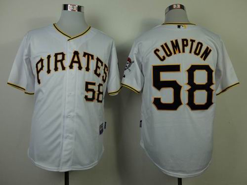 Pittsburgh Pirates 58 Brandon Cumpton white men baseball mlb Jersey