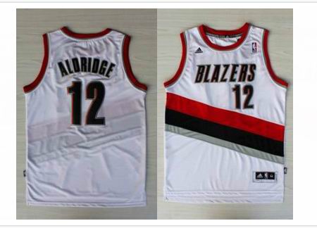 Portland Trail Blazers 12 ALDRIDGE white men adidas basketball NBA jersey