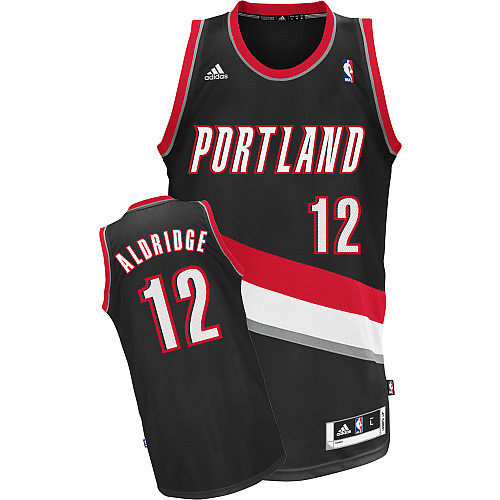 Portland Trail Blazers 12 LaMarcus Aldridge Revolution 30 Swingman Road men basketball NBA Jersey