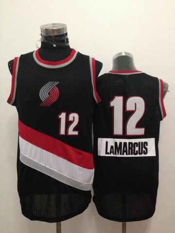 Portland Trail Blazers 12 LaMarcus Aldridge black men basketball NBA Christmas Jerseys