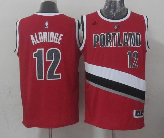 Portland Trail Blazers 12 LaMarcus Aldridge red men adidas basketball NBA jersey