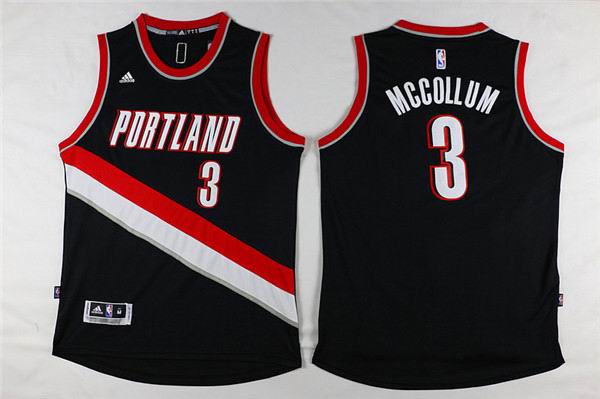 Portland Trail Blazers 3 C.J. McCollum black men basketball NBA  jersey