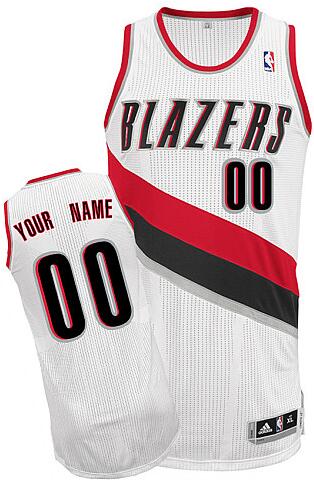 Portland Trail Blazers white Home Jersey custom any name number