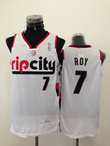 Portland Trail blazers 7 Brandon Roy  white men basketball NBA jersey