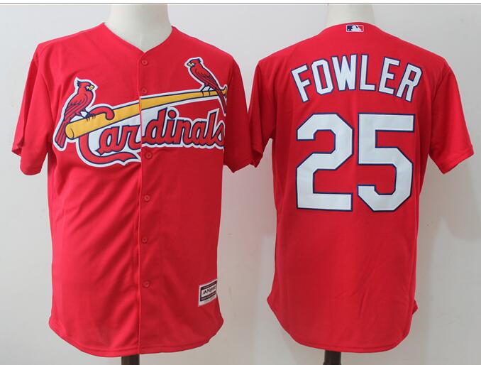 Men's St. Louis Cardinals Dexter Fowler  Baseball Jerseys-002