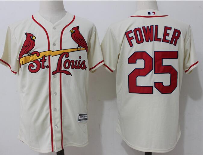 Men's St. Louis Cardinals Dexter Fowler  Baseball Jerseys-003