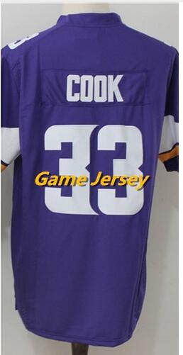 Men's Dalvin Cook Jersey High quality Embroidery Logos Football Jerseys