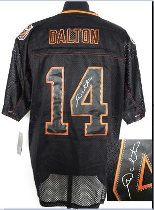 Nike Cincinnati Bengals 14 Andy Dalton Signature Jersey-001